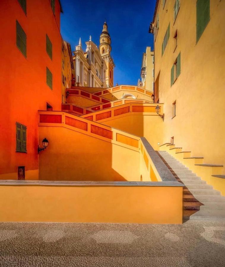 Ferienwohnung Les Jardins Du Soleil Gorbio Exterior foto